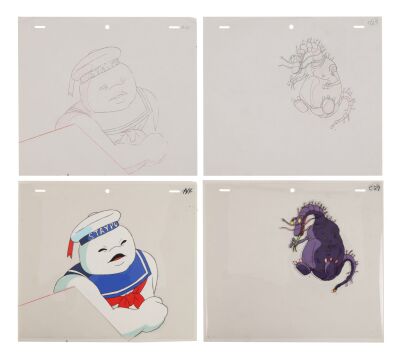 2051. Stay Puft Marshmallow Man and Ogre Original Production Cels and Matching Original Production Drawings ### THE REAL GHOSTBUSTERS (1986)