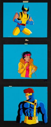 2059. Set #3 of Three X-Men Animated Series Original Production Cels ### X-MEN THE ANIMATED SERIES (1992-1997)