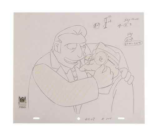 2090. Fat Tony and Hans Moleman Original Production Drawing from "The Twisted World of Marge Simpson" ### THE SIMPSONS (T.V. SERIES, 1989-PRESENT)