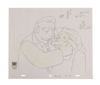 2090. Fat Tony and Hans Moleman Original Production Drawing from "The Twisted World of Marge Simpson" ### THE SIMPSONS (T.V. SERIES, 1989-PRESENT)