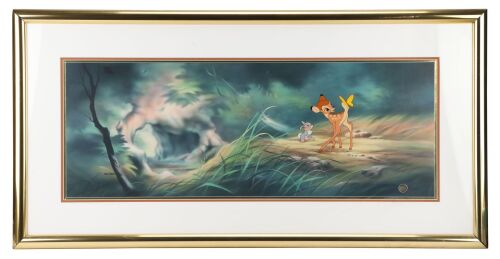 2097. Bambi, Thumper & Butterfly "First Word" Hand-Painted Limited Edition #354/500, Framed ### BAMBI (1942)