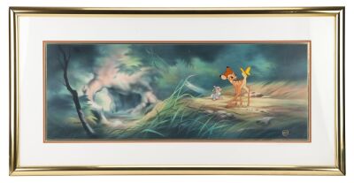 2097. Bambi, Thumper & Butterfly "First Word" Hand-Painted Limited Edition #354/500, Framed ### BAMBI (1942)