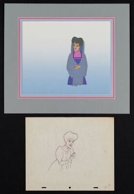 2100. Lady Termaine Original Production Cel and Original Production Drawing ### CINDERELLA (1950)