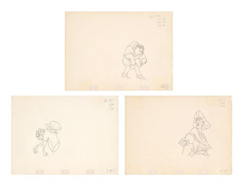 2106. Quasimodo, Claude Frollo, Hugo Original Production Drawings ### THE HUNCHBACK OF NOTRE DAME (1996)