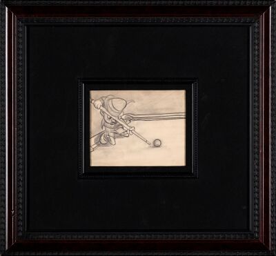2116. Pinocchio Playing Pool Original Framed Production Storyboard ### PINOCCHIO (1940)