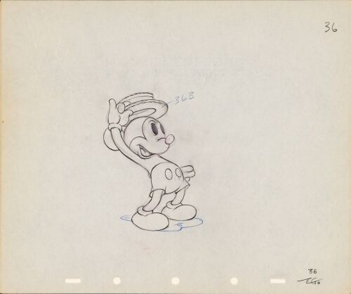 2131. Mickey Mouse Original Production Drawing ### SOCIETY DOG SHOW (1939)