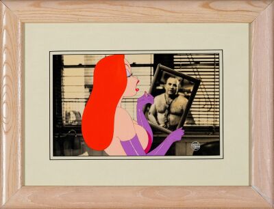 2143. Jessica Rabbit Original Production Cel, Framed ### WHO FRAMED ROGER RABBIT (1988)
