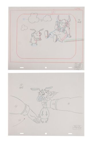 2148. Original Production Camera Layout Drawings ### COURAGE THE COWARDLY DOG (1999-2002)