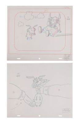 2148. Original Production Camera Layout Drawings ### COURAGE THE COWARDLY DOG (1999-2002)