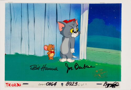 2167. Tom and Jerry Original Production Cel on studio printed presentation background from "Tom and Jerry Kids" Signed Bill Hanna and Joe Barbera ### TOM AND JERRY KIDS (1990)