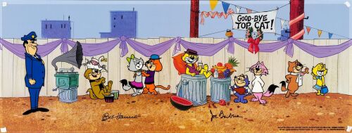 2169. The Most Effectual Top Cat Hand-Painted Limited Edition Cel (No. 27/350) Signed Bill Hanna and Joe Barbera (1996) ### TOP CAT (1961)