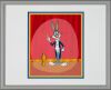 2175. Bugs Bunny Hand-Painted Model Cel on Hand-Painted Background by Richard H. Thomas Framed ### BUGS BUNNY