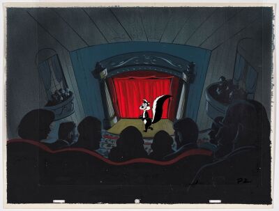2184. Pepe Le Pew Original Production Cel and Key Master Production Background ### THE LOONEY, LOONEY, LOONEY BUGS BUNNY MOVIE (1981)