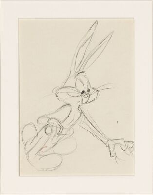 2187. Bugs Bunny Chuck Jones Original Production Drawing ### RABBIT'S FEAT (1960)