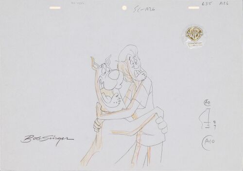 2189. Scooby and Shaggy Original Production Drawing Signed Bob Singer ### SCOOBY-DOO (T.V. SERIES, 1969-PRESENT)