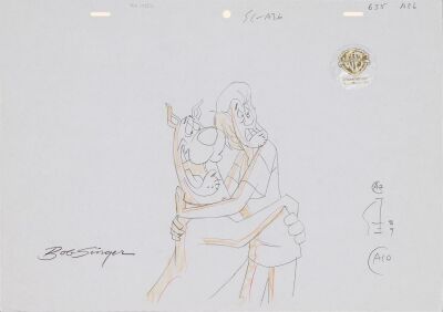 2189. Scooby and Shaggy Original Production Drawing Signed Bob Singer ### SCOOBY-DOO (T.V. SERIES, 1969-PRESENT)
