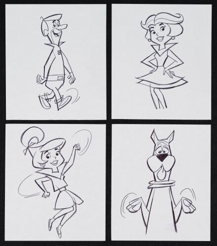 2192. Set of Four Hand-Drawn Iwao Takamoto Sketches (The Jetsons) ### TAKAMOTO COLLECTION