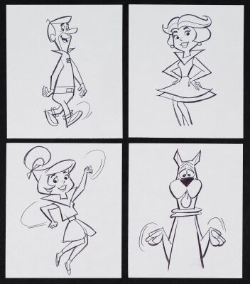 2192. Set of Four Hand-Drawn Iwao Takamoto Sketches (The Jetsons) ### TAKAMOTO COLLECTION