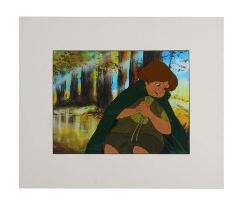 2209. Pippin Original Production Cel on Fine Art Giclee Presentation Background ### THE LORD OF THE RINGS (1978)