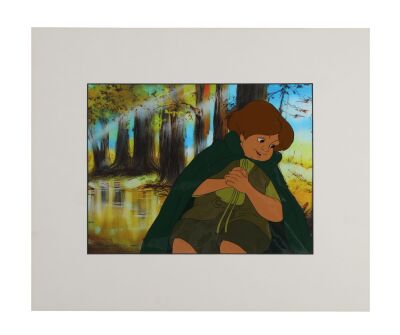 2209. Pippin Original Production Cel on Fine Art Giclee Presentation Background ### THE LORD OF THE RINGS (1978)