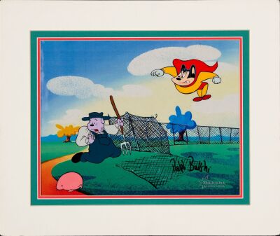 2211. Mighty Mouse Original Production Cel Signed Ralph Bakshi ### MIGHTY MOUSE (1987-1988)