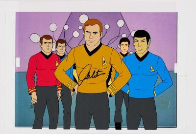 2218. Star Trek Hand-Painted Limited Edition 121/300 Signed William Shatner (1996) ### STAR TREK: THE ANIMATED SERIES (1973-1974)