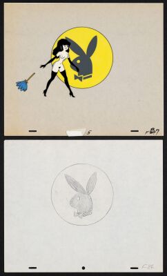 2222. Playboy Icon and Bunny Girl Original Production Cels and Original Production Drawing ### PLAYBOY (1980S)