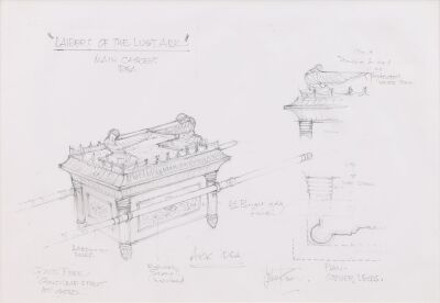 205. Framed Hand-Drawn John Fenner Ark of the Covenant Pencil Production Illustration ### INDIANA JONES AND THE RAIDERS OF THE LOST ARK (1981)