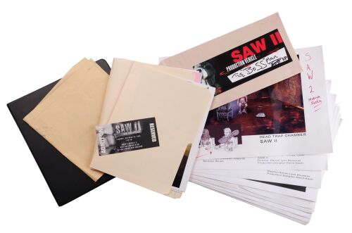 1071. David A. Armstrong Collection: David Hackl and Darren Lynn Bousman-Signed Printed "Venus Fly Trap" Design Artwork with Production Paperwork Archive ### SAW II (2005)