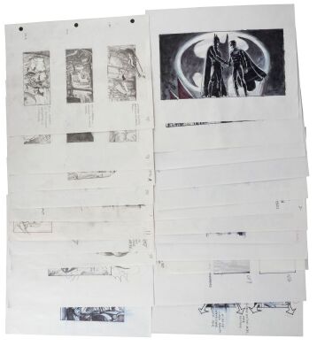 525. Set of 22 Hand-Drawn Storyboards ### BATMAN FOREVER (1995)