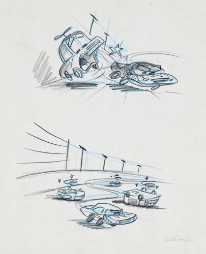 2091. Cars Beat Board Signed Jorgen Klubien ### CARS (2006)
