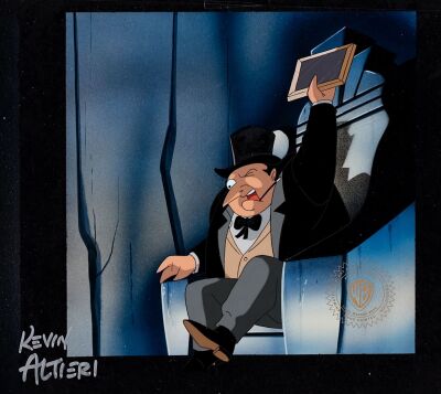 2021. Penguin Original Production Cel from "The Mechanic" Signed by Kevin Altieri ### BATMAN: THE ANIMATED SERIES (1992-1995)