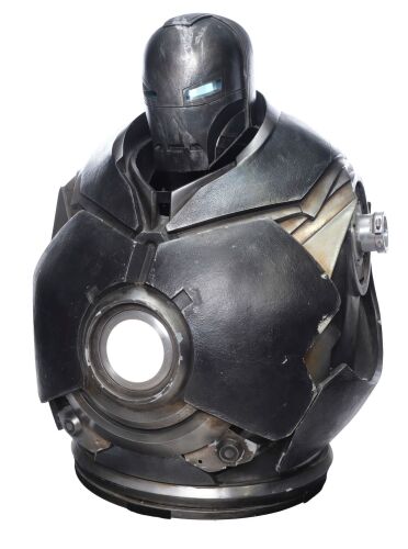 272. Iron Monger's (Jeff Bridges) Screen-Matched Light-Up Helmet and Torso ### IRON MAN (2008)