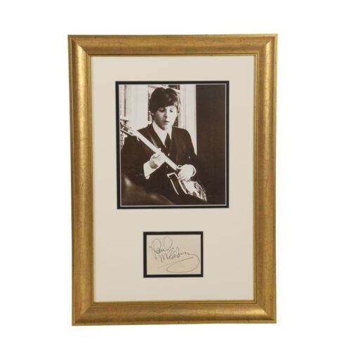 30. Framed Paul McCartney Autograph ### PAUL MCCARTNEY