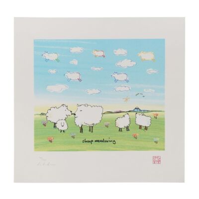 36. Yoko Ono-signed Limited Edition "Sheep Meadowing" Lithograph, 2003 ### JOHN LENNON AND YOKO ONO