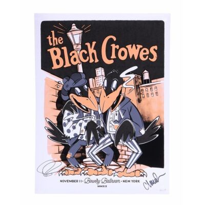 40. Chris and Rich Robinson-Autographed Limited Edition Bowery Ballroom Print, 2019 ### BLACK CROWES