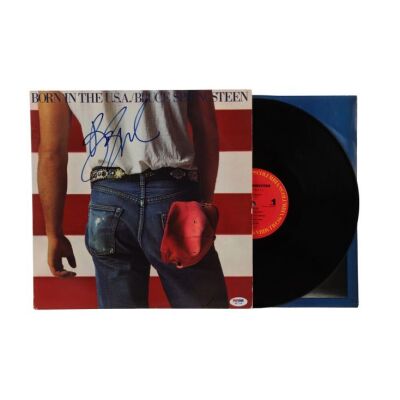 61. Bruce Springsteen-Autographed Born In The U.S.A. LP ### BRUCE SPRINGSTEEN