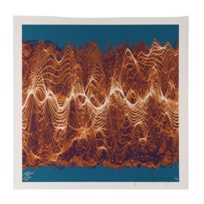 64. Bryan Ferry-Autographed "Slave to Love" Limited Edition Soundwave Print by Tim Wakefield, 2009 ### BRYAN FERRY
