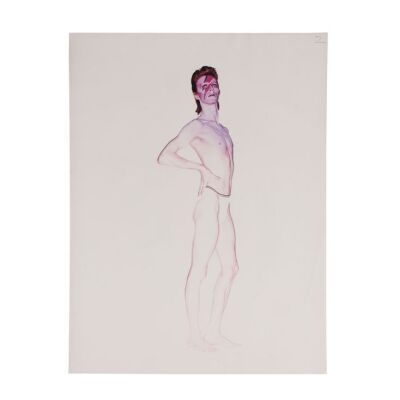 76. Aladdin Sane Inside Cover Vintage Test Print ### DAVID BOWIE