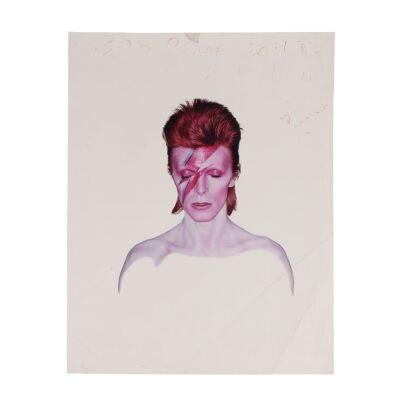 77. Aladdin Sane Concept Cover Vintage Proof Print ### DAVID BOWIE