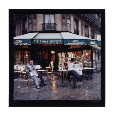 104. Limited Edition Elton John and Bernie Taupin Aux Deux Magots C-Type Print by Terry O'Neill, 1980 ### ELTON JOHN