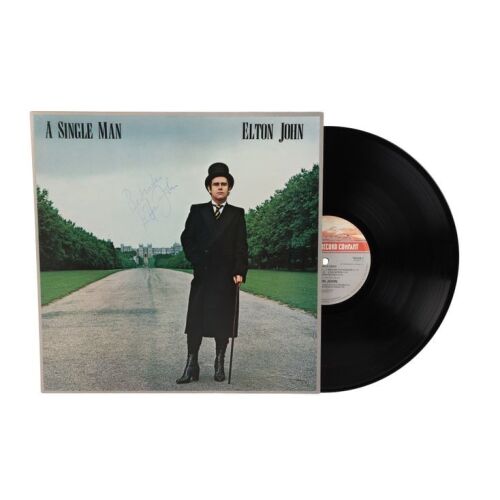 108. Elton John-Autographed A Single Man Vinyl Album ### ELTON JOHN