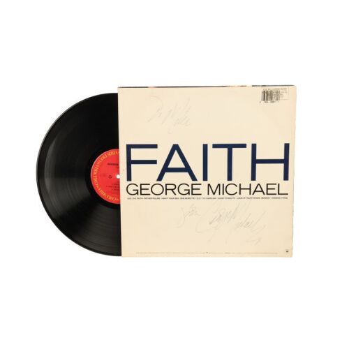129. George Michael-Autographed Faith LP and Diet Coke Commercial Call Sheet ### GEORGE MICHAEL