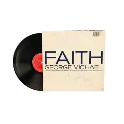 129. George Michael-Autographed Faith LP and Diet Coke Commercial Call Sheet ### GEORGE MICHAEL