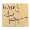 140. Janis Joplin-Autographed Page ### JANIS JOPLIN