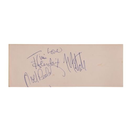 145. Jimi Hendrix, Noel Redding and Mitch Mitchell-Autographed Page, 1967 ### JIMI HENDRIX