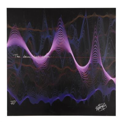 152. Kate Bush-Autographed "Aerial" Soundwave by Tim Wakefield, 2009 ### KATE BUSH
