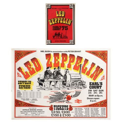 166. Earl's Court Concert Poster and Programme ### LED ZEPPELIN