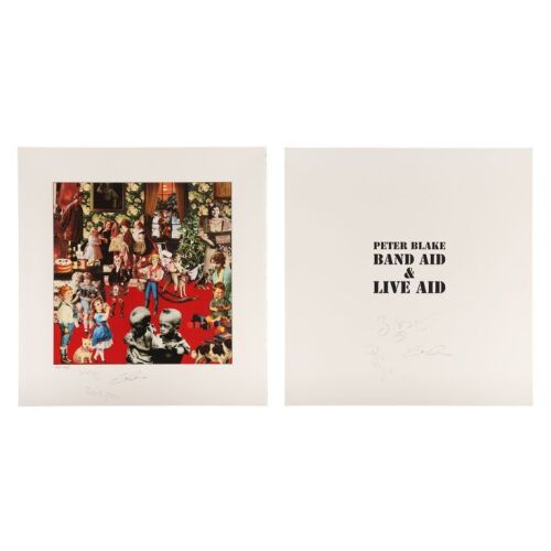 177. Sir Bob Geldof, Simon Crow and Peter Briquette-Autographed "Do They Know It's Christmas?" Test Proof ### PETER BLAKE