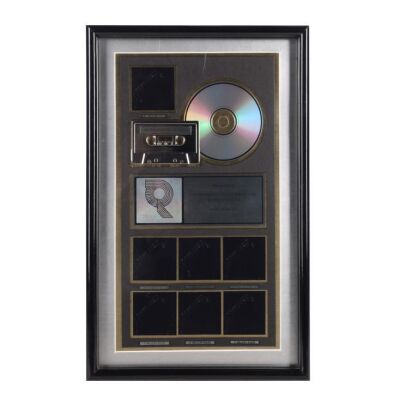 181. Metallica (The Black Album) 7x Platinum Cassette and CD Award Presented to Dave Rossi ### METALLICA